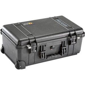 pelican hard rolling travel carry on case t