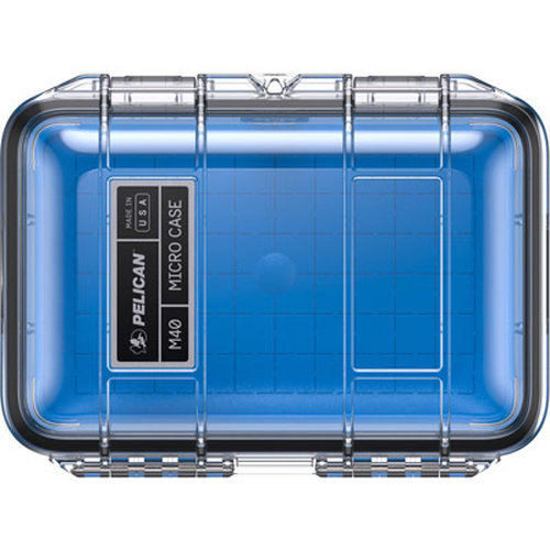 pelican m40 micro case clear blue front t pelican m40 micro case clear blue front t